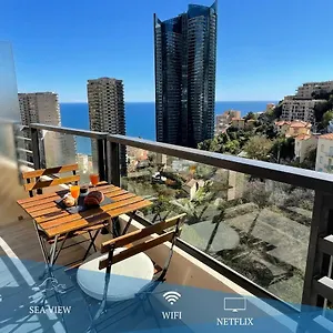New Studio, Piscine Et Vue • Proche De Monaco Appartement Beausoleil